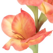 Article Glaïeuls artificiels à nombreuses fleurs pour bouquet, 88 cm