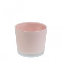 Article Pot de fleurs jardinière en verre pot en verre rose Ø10cm H8.5cm