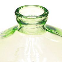 Article Vase en verre bombé Mini vases rétro Vert Ø9cm H6cm 6pcs