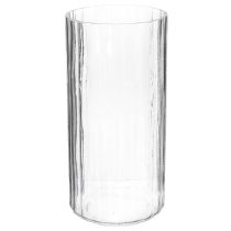 Article Vase en verre de haute qualité pour la décoration intérieure des maisons modernes, 24 cm