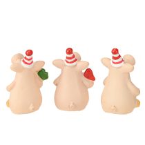 Article Décoration Cochon Porte-Bonheur Cochon avec Porte-Bonheur 5cm 6pcs