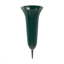 Article Vase funéraire vert foncé 31cm 5pcs