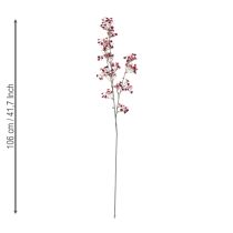 Article Gypsophile artificielle gypsophile bordeaux 106 cm 2 pièces