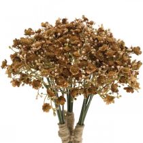 Article Gypsophile artificielle marron pour bouquet d&#39;automne 29,5cm 18p