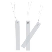Article Étiquettes à suspendre blanches 20mm x 140mm 250pcs