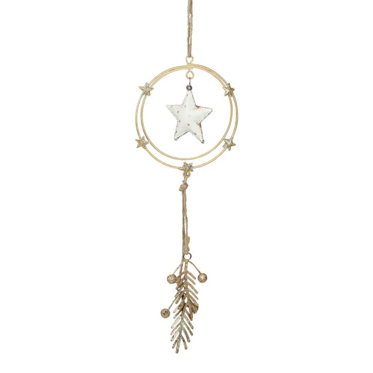 Article Décoration à suspendre Décorations de sapin de Noël étoile H38cm 3 pcs