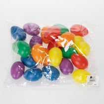 Article Décorations d'œufs de Pâques pour le printemps, pour la maison ou le jardin. Objets décoratifs colorés, 6 cm, lot de 24.