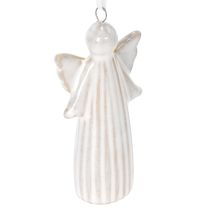 Article Pendentif ange décoratif à suspendre au sapin de Noël, 8 cm, lot de 4