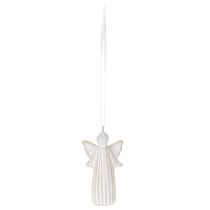 Article Pendentif ange décoratif à suspendre au sapin de Noël, 8 cm, lot de 4