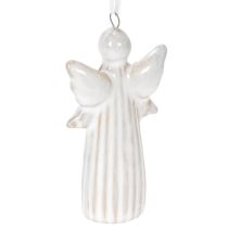 Article Pendentif ange décoratif à suspendre au sapin de Noël, 8 cm, lot de 4