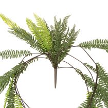 Article Fougère artificielle, branche décorative à coller et à suspendre, 118 cm
