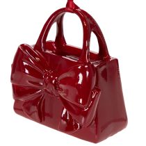 Article Sac à main décoratif avec nœud pour le suspendre, 10 cm