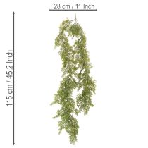 Article Guirlande décorative de branches de conifères pour table et fenêtre, 115 cm