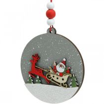 Article Lot de 6 décorations rondes en bois pour Noël – Ø 8,5 cm