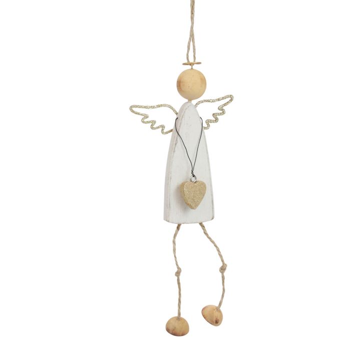 Article Pendentif ange décoration de Noël à suspendre H22cm 3pcs