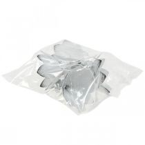 Article Pendentif Elfe Décoration Métal Blanc Ø6cm H9cm 4 Pcs