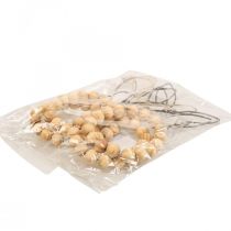 Article Pendentif décoratif Lapins Perles décoratives en bois Métal 8,5 cm × 18 cm 4 pcs