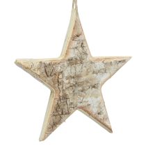 Article Cintre décoratif décoratif étoiles en bois bois décoratif rustique Ø15cm