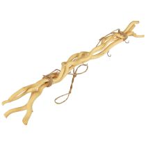 Article Crochet mural en bois style bohème pour une utilisation polyvalente