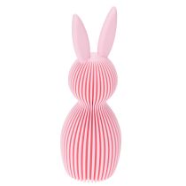 Article Lapin de Pâques décoratif en plastique, en forme de lapin, 11 cm, lot de 4.