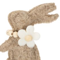 Article Figurine décorative de lapin de Pâques pour les décorations printanières et les accents saisonniers, 42 cm, lot de 8
