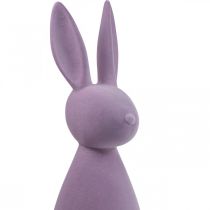 Article Lapin de Pâques décoratif, floqué lilas violet, H69cm