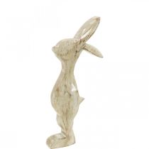 Article Lapin en Bois Déco Printemps Pâques Lapin Déco H25cm