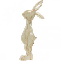 Figurine de décoration, lapin, décoration de printemps, Pâques, décoration bois 30,5 cm