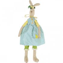 Article Lapin en peluche pour Pâques, lapin de Pâques avec vêtements, bunny girl H43cm
