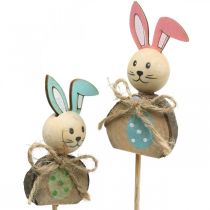 Article Bois de lapin de Pâques, bouchons de fleurs de Pâques, bouchons de lapin 8cm 8 pcs
