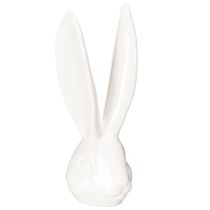 Article Figurine décorative en forme de tête de lapin, idéale pour une décoration de Pâques élégante dans les intérieurs modernes, 22 cm