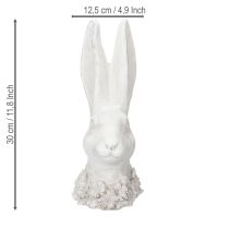 Article Figurine de lapin au design épuré, un ajout élégant aux intérieurs modernes (30 cm).