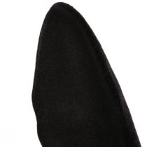 Article Oreilles de lapin décoration lapin de Pâques bâton floqué noir 56cm