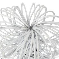Article Clochette vintage en fil de fer pour décoration de table rustique, 23 cm