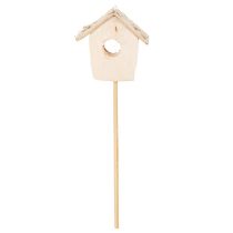 Article Nichoir décoratif, bouleau, 5 cm, tuteurs pour fleurs, 4 pièces