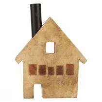 Article Bougeoir décoratif en bois pour maison, noir, 16,5 × 3,5 cm × 22 cm