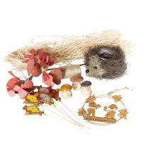Article Coffret de décoration d&#39;automne Hérisson Champignons Dragon – Achetez un coffret de décoration pas cher