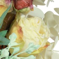 Article Couronne de porte eucalyptus couronne d'eucalyptus artificielle blanchie Ø50cm