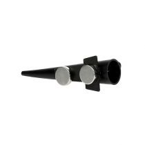 Article Pin's pour hommes avec aimant Noir, mat