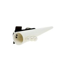 Article Pin's pour hommes avec aimant Blanc, mat