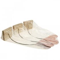 Article Décoration de table coeurs mariage, décoration coeur métal orange/violet H40cm 3pcs