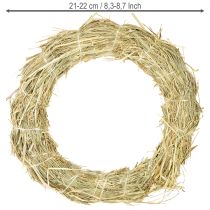 Article Couronne de foin naturel 21-22cm 5 pcs