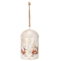 Article Cloche à motif de Noël à suspendre, 26 cm