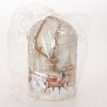 Article Cloche à motif de Noël à suspendre, 26 cm
