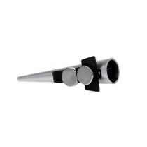Article Épingle de mariage avec aimant, argent mat 7cm