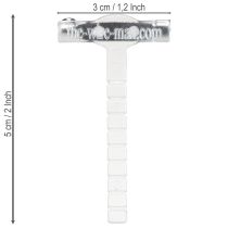 Article Épingles de mariage transparentes/argentées 5 cm 50 pièces