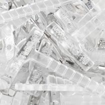 Article Épingles de mariage transparentes/argentées 5 cm 50 pièces