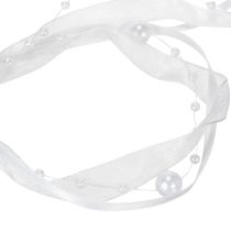 Article Ruban de mariage blanc 20 mm 5 m