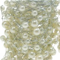 Décoration de mariage, brin de perles décoratives, guirlande de perles, fil décoratif 2.5m 2pcs