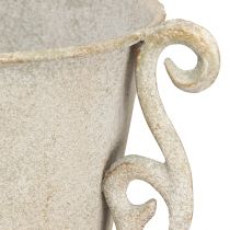 Article Trophée décoratif haut vase coupe antique métal gris Ø15cm H50cm